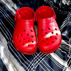 Men’s Size 13 Red Crocs